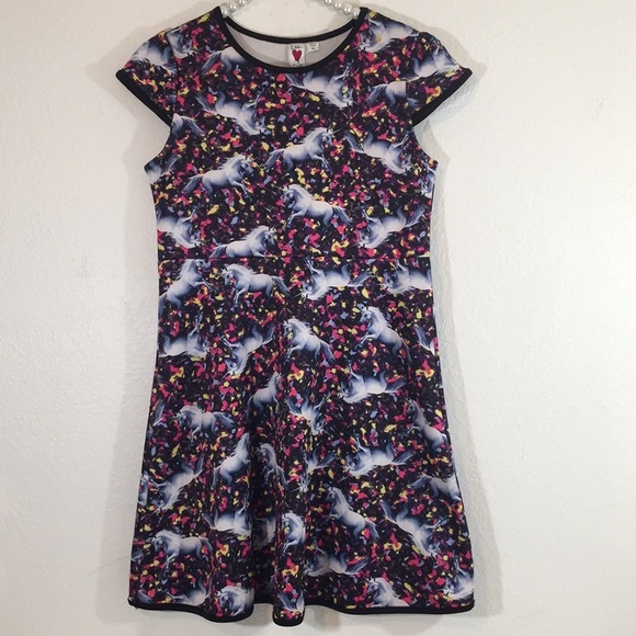 Love Rocks Other - Love Rocks girls Pouf dress with Unicorns XL